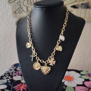 Gold Charm Necklace